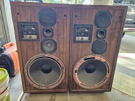 Photo of free Non-working speaker boxes (Friendswood FM 518 & FM 528) #1