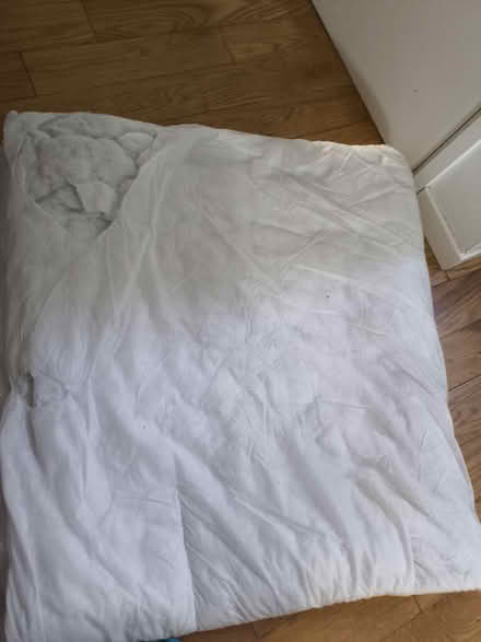 Photo of free King size quilt (damaged) (HA7. Nr Stanmore station) #3