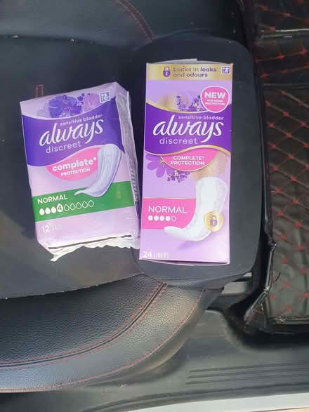 Photo of free Sensitive bladder pads (Laindon SS15) #1