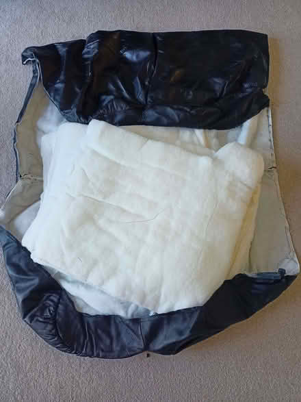Photo of free Leather and padding from a 3 seat settee (Wokingham RG40) #1