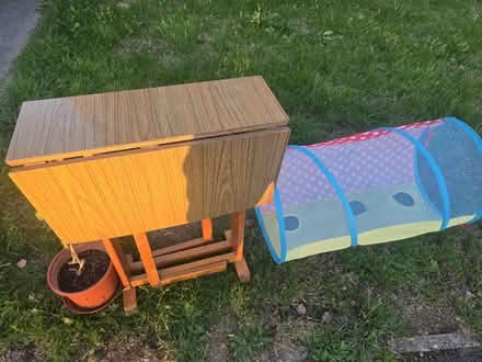 Photo of free Folding table and kids tunnel (Derby DE23) #1