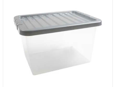 Photo of Plastic storage boxes. Any size (Grange Estate, Letchworth SG6) #1