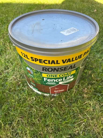 Photo of free Ronseal Fence Life One Coat (LE9 Stoney Stanton) #3