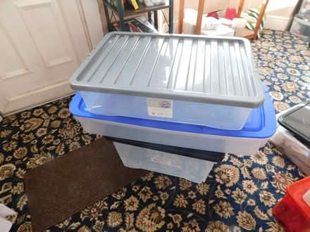 Photo of free Three Storage boxes (Grays RM17) #1