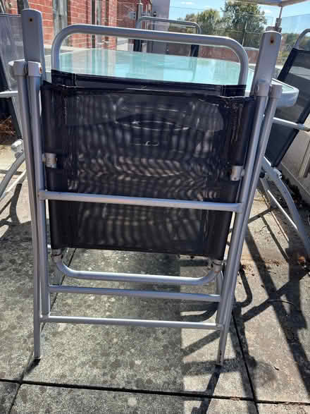 Photo of free Glass garden table and 4 chairs (Spencer Place RG21) #4