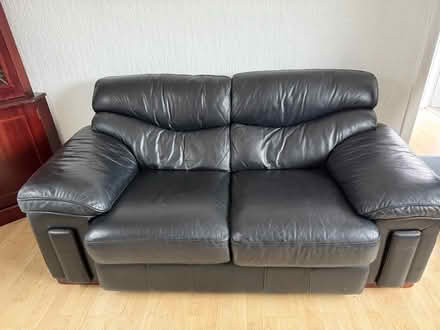 Photo of free 2 seater leather sofa (Wicklow) #3