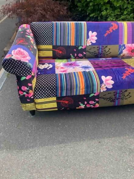 Photo of free Sofa one leg broke (Loughborough LE11) #4