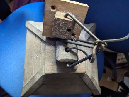 Photo of free Vintage wooden lantern effect light fitting (Cassington OX29) #3