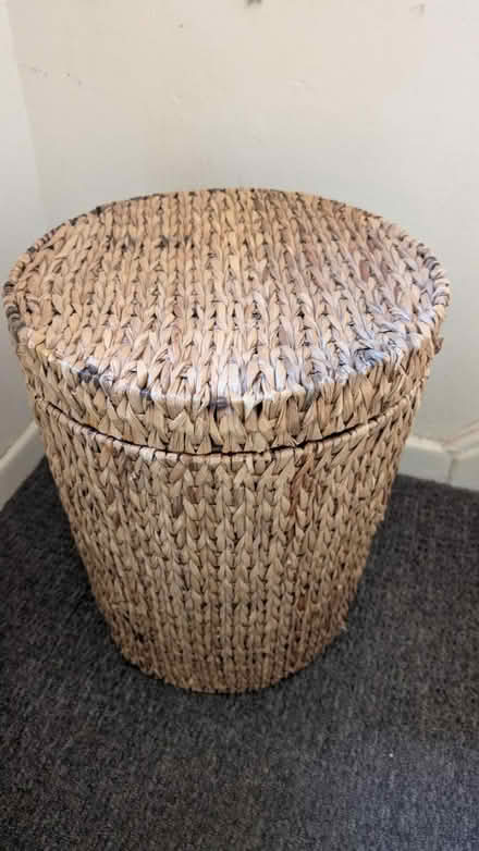 Photo of free Wicker linen basket (Dronfield S18) #1