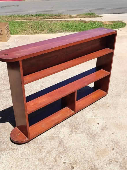 Photo of free wooden bookshelf (Clairemont.) #2