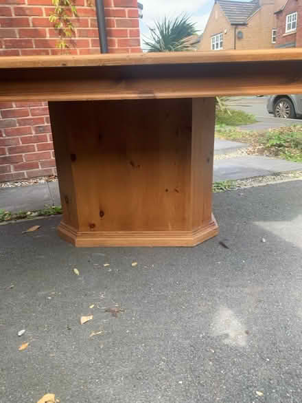 Photo of free Pine table (Loughborough LE11) #3
