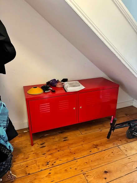 Photo of free Red ikea media cabinet (Drimnagh) #2