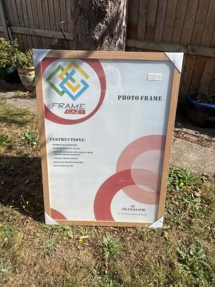 Photo of free New A1 photo/picture frame (Palmers Green/ Edmonton N18) #1