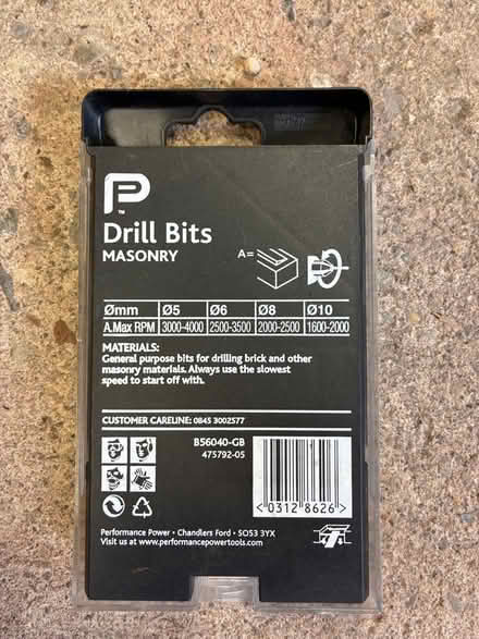 Photo of free Masonry drill bits (Great Boughton CH3) #2