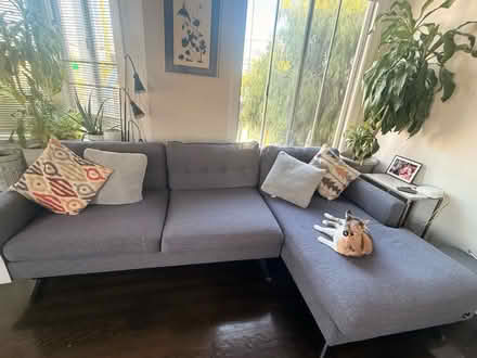 Photo of free Gray sectional sofa (Alameda) #3