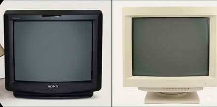 Photo of old glass front tv and pc screen for old pc and games (Maidenhead SL6) #1