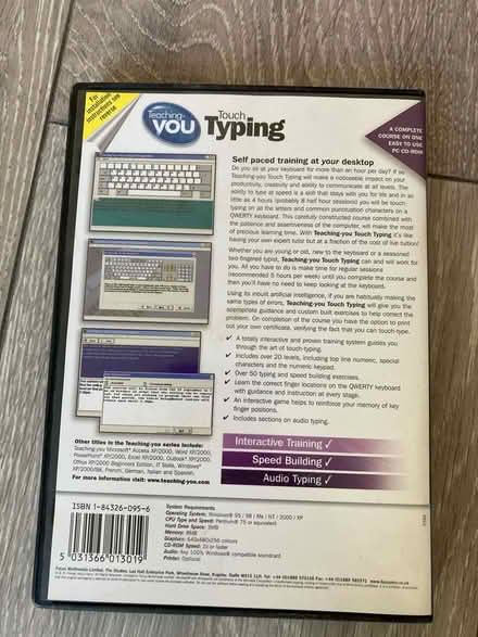 Photo of free Touch Typing CD (Bromley Common BR2) #2