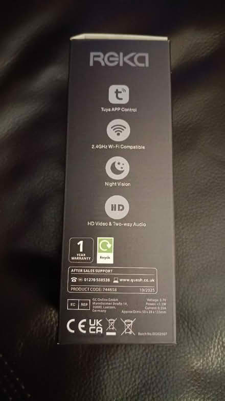 Photo of free Reka Video Doorbell (Totteridge HW HP13) #3