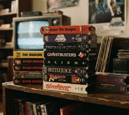 Photo of vhs and Betamax movies (Bristow) #1