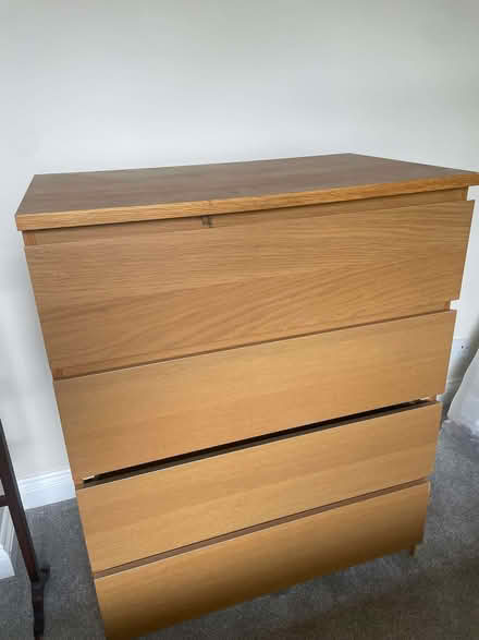 Photo of free chest of drawers, 4 drawers (Bishop Sutton BS39) #1