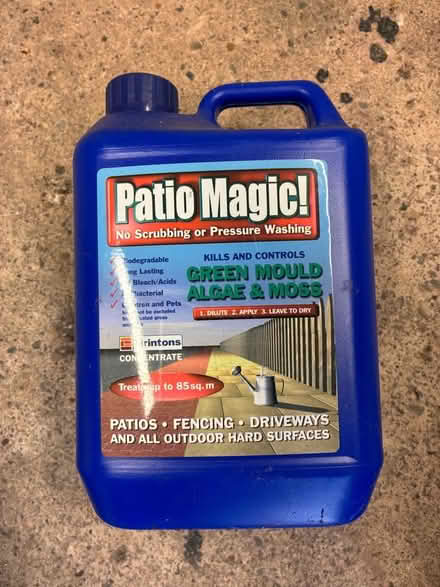 Photo of free About half a litre patio magic cleaner (Great Boughton CH3) #1