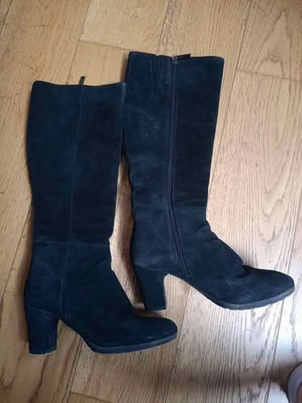 Photo of free 3 pairs of size 4 leather boots (White City, W12) #1