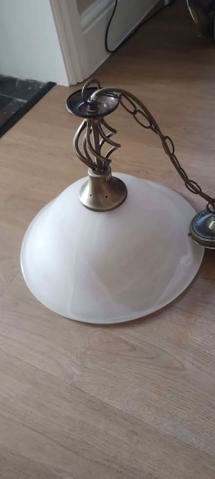 Photo of free Glass pendant ceiling light shade (Central Watford WD17) #2
