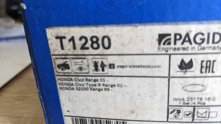 Photo of free Honda brake pads (west side of Horsham RH12) #2
