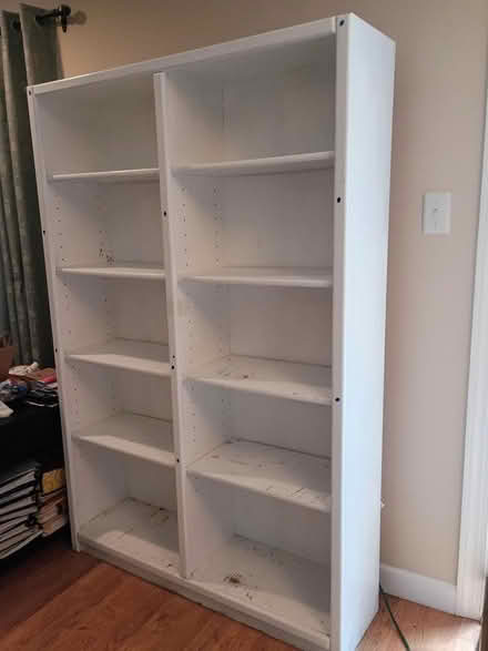 Photo of free Oak bookcase - very sturdy (W section, Bowie) #1
