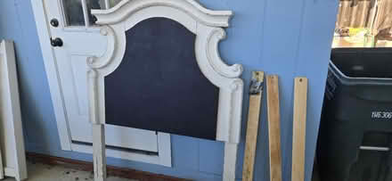 Photo of free Wooden twin bed frame/headboard (Sunnyvale) #2