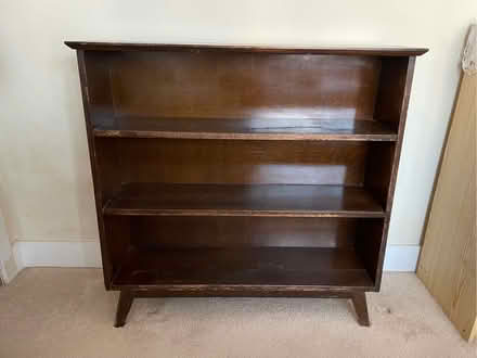 Photo of free Wooden bookcase, in need of refurbishment (Talbot Village BH10) #1