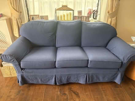 Photo of free 3-seater sofa and armchair (Brewer Street CR3) #2