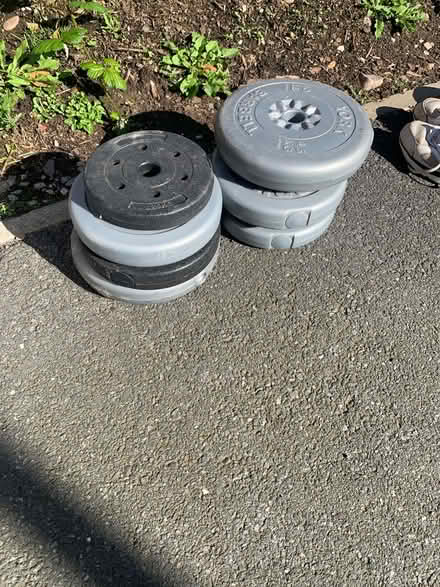 Photo of free 7 weights (Loughborough LE11) #1