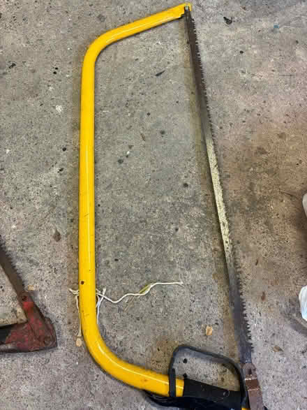 Photo of free Yellow Pruning saw must be over 18 to collect (Great Boughton CH3) #1