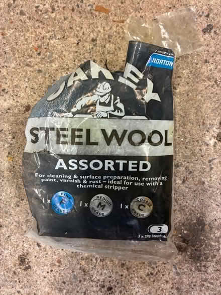 Photo of free part used bag of steel wool (Great Boughton CH3) #1