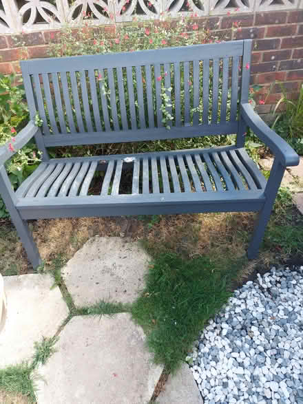 Photo of free Garden bench needs attention (Upper beeding) #1