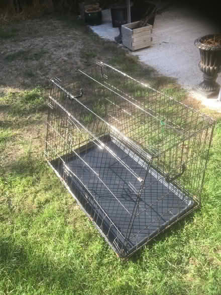 Photo of free Large dog crate (ME17 Boughton Monchelsea) #1