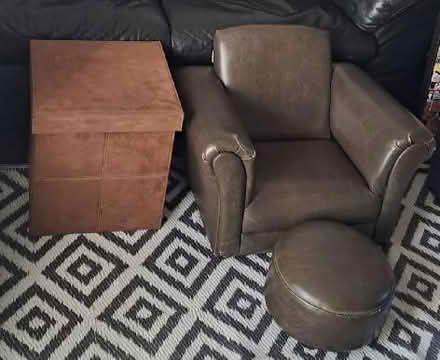Photo of free Kids sofa,stool and toy box (Taunton Eastgate District Ward TA1) #1
