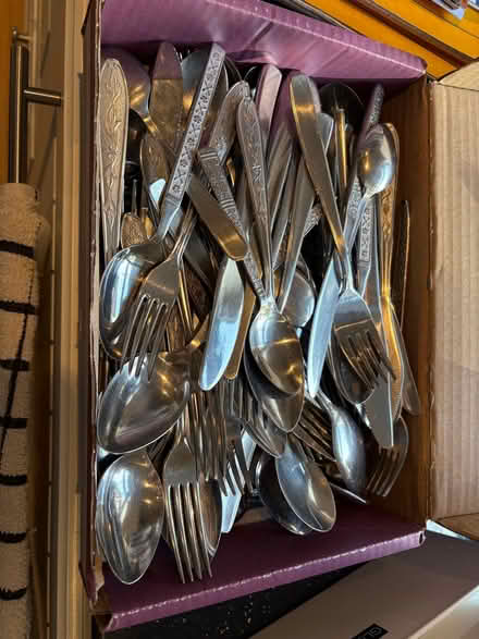Photo of free Big box of cutlery (Charlton OX12) #1