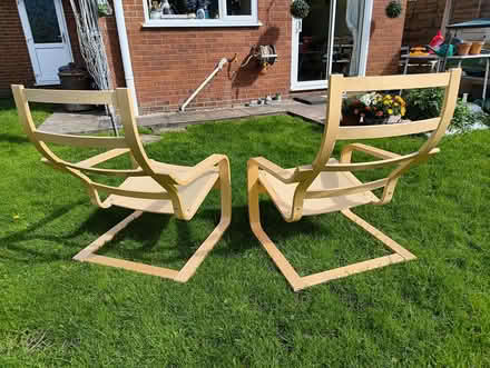 Photo of free Two IKEA Poang Chair frames (SK3 8QA) #4