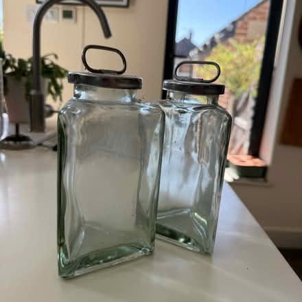 Photo of free 2x Decorative Glass Jars (Hove BN3) #1