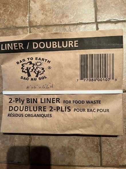 Photo of free Compostable Paper Bin Liners (Aylmer Lakeview Terrace) #1