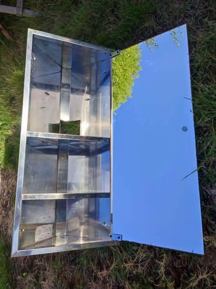 Photo of free Stainless Steel Mirrored Bathroom Corner Cabinet (City of Bristol BS9) #2