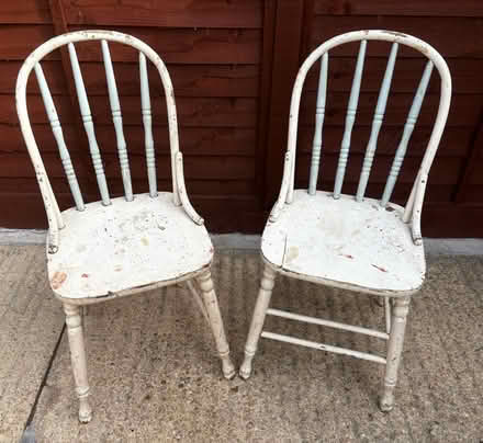Photo of free 2 x kitchen chairs (Baunton GL7) #1