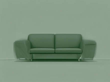 Photo of 2 seater sofa with leather cover (Hyson Green NG7) #1