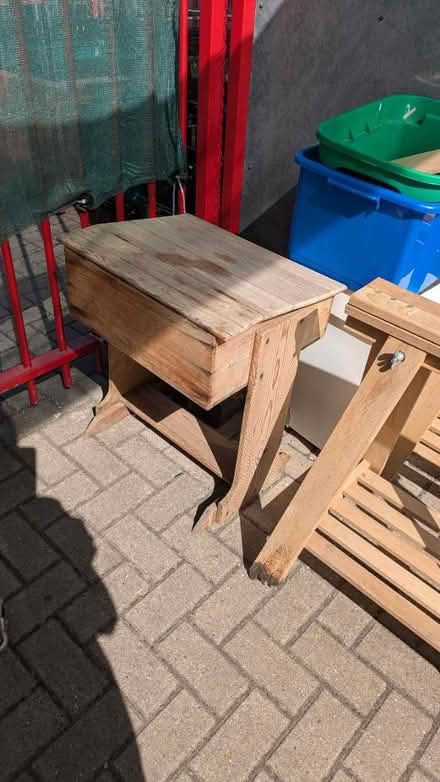 Photo of free Child's wooden desk (SE13 Lewisham high street) #1