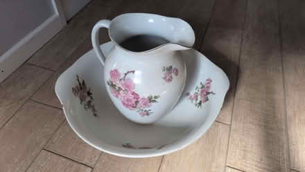 Photo of free Antique floral jug and bowl (Queen Edith's Ward CB1) #1