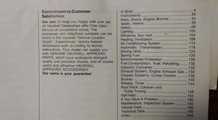 Photo of free Vauxhall Astra owners manual c.1998/9 (West Marina TN38) #2