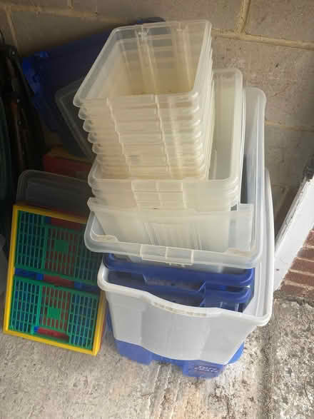 Photo of free Plastic storage boxes (Willingdon BN22) #1