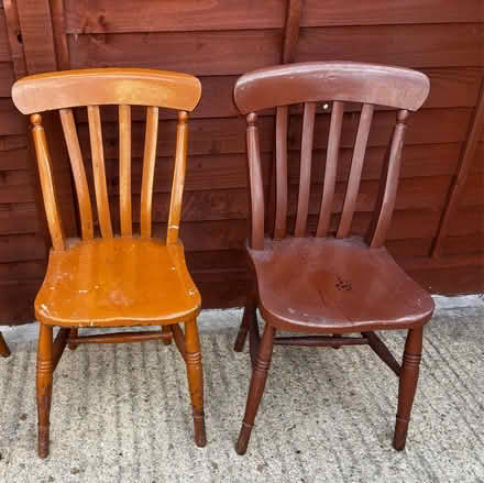 Photo of free 4 x older style kitchen chairs (Baunton GL7) #3